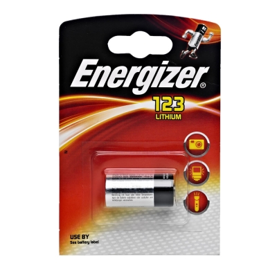 Элемент питания CR123 Lithium Energizer