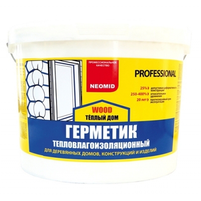 Герметик акриловый для дерева Neomid Wood Professional сосна (3 кг)