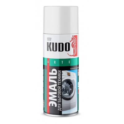 Эмаль для бытовой техники KUDO KU-1311 белая (520 мл)