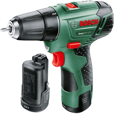 Дрель-шуруповерт аккумуляторная BOSCH EasyDrill 12-2