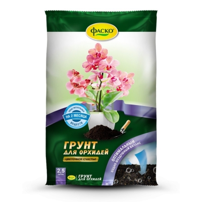 ГРУНТ ДЛЯ ОРХИДЕЙ 2,5 Л (20) ФАСКО