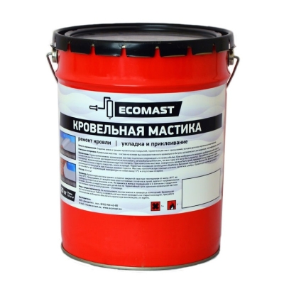 Мастика кровельная Ecomast 18 кг (21.5 л)