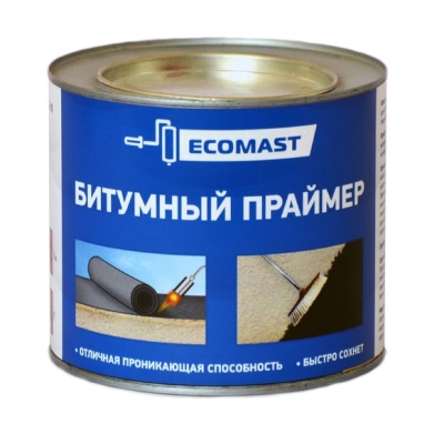 Праймер битумный Ecomast 1.8 кг (2 л)