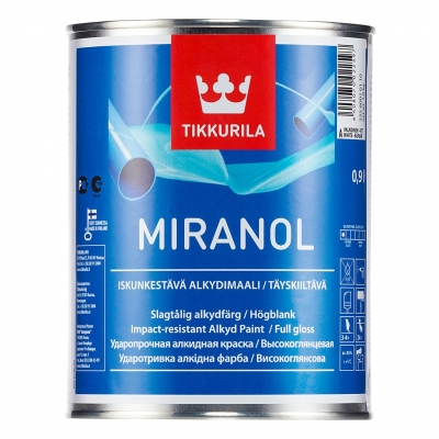Краска тиксотропная Tikkurila Miranol базис A глянцевая (0.9 л)