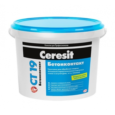 Грунт бетонконтакт Ceresit CT 19 морозостойкий 5 кг