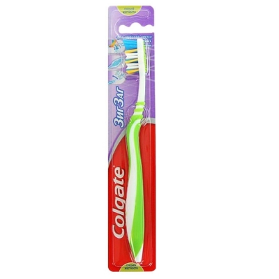 Зубная щетка Colgate ЗигЗаг средней жесткости (1 шт)