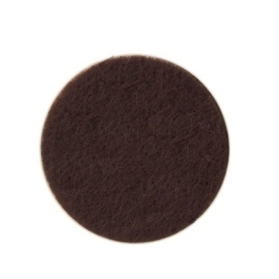 Подкладка (пункт) для мебели фетровая самоклеющаяся d20 мм коричневая (12 шт) Element