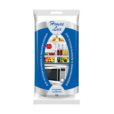 Салфетки влажные для холодильников и микроволновых печей House Lux №30