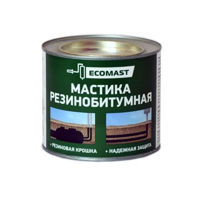 Мастика резинобитумная Ecomast 2 кг (2 л)