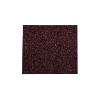 Подкладка (пункт) для мебели фетровая самоклеющаяся 20х20 мм коричневая (12 шт) Европартнер