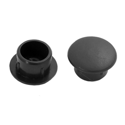 Заглушка на отверстие 8 мм черная (28 шт) Стройметиз