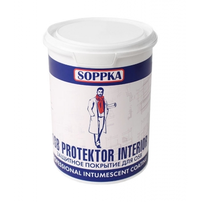 Состав интерьерный огнебиозащитный Soppka OSB Protektor Interior (1 кг)