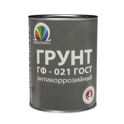 Грунт Omega Paints ГФ-021 серый (0.9 кг)