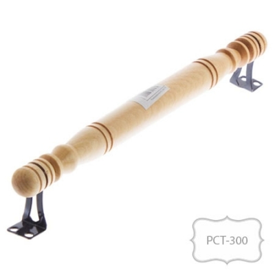 Ручка-скоба РСТ-300 деревянная (точеная), берёза