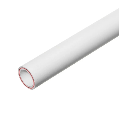 Труба PP-FIBER (4м) арм. стекл., 32 MM (белый), PN 20 VTp.700 (1/15)