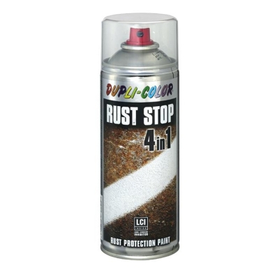 Грунт-эмаль по ржавчине 4в1 DUPLI COLOR RUST STOP черная 0.4 л