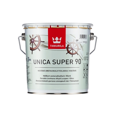 Лак универсальный Tikkurila Unica Super 90 EP глянцевый (2.7 кг)