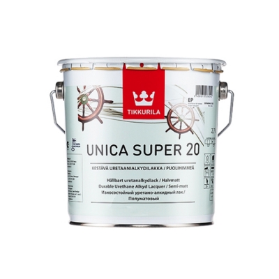 Лак универсальный Tikkurila Unica Super 20 EP полуматовый 2.7 л