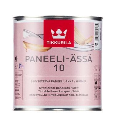 Лак для деревянных панелей Tikkurila Paneeli assa 10 EP матовый 2.7 л