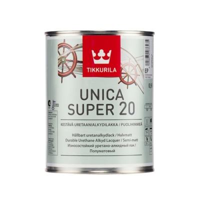 Лак универсальный Tikkurila Unica Super 20 EP полуматовый (0.9 л)