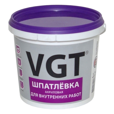 Шпатлевка для внутренних работ VGT (1.7 кг)