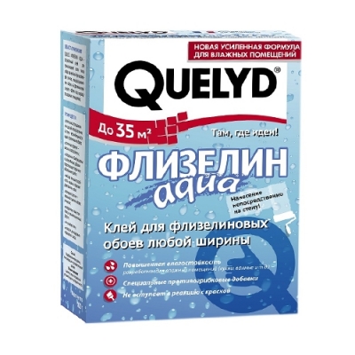 Клей обойный Quelyd Флизелин Aqua (300 г)