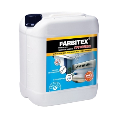 Грунт глубокого проникновения Farbitex (3 кг)