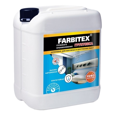 Грунт глубокого проникновения Farbitex (10 кг)