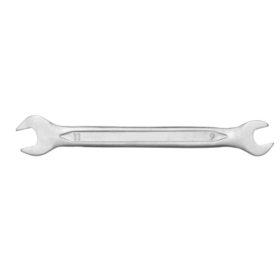 Ключ гаечный рожковый оцинкованный кованый 9-11 мм BIBER 90603