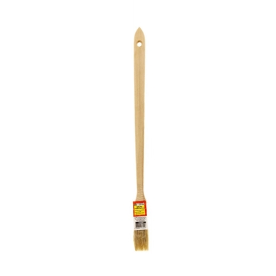 Кисть радиаторная 888 Стандарт 25 мм натуральная щетина деревянная ручка