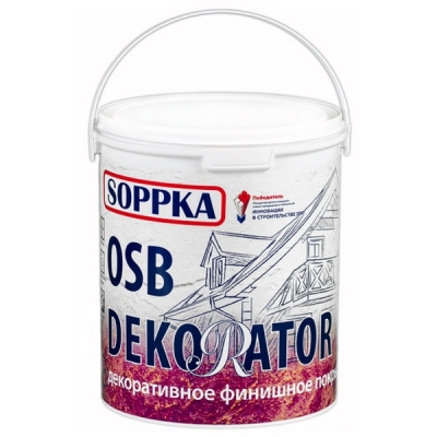 Штукатурка декоративная Soppka OSB Dekorator (2.5 кг)