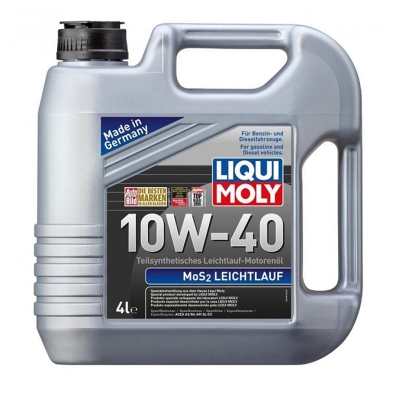 Масло моторное полусинтетическое MoS2 LiquiMoly  Leichtlauf 10W-40 SL/CF;A3/B3 (4л)