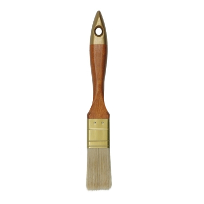Кисть флейцевая Vorel Профи 25 мм натуральная щетина деревянная ручка