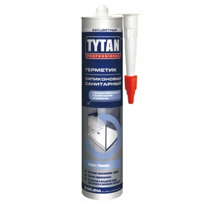 Герметик силиконовый санитарный Tytan Professional прозрачный (310 мл)