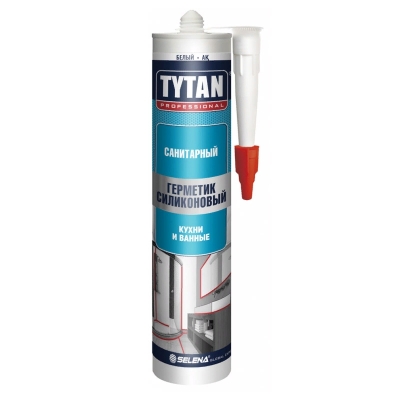 Герметик силиконовый санитарный Tytan Professional белый (280 мл)
