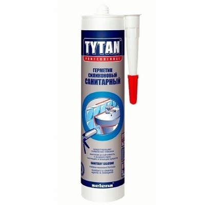 Герметик силиконовый санитарный Tytan Professional прозрачный (280 мл)