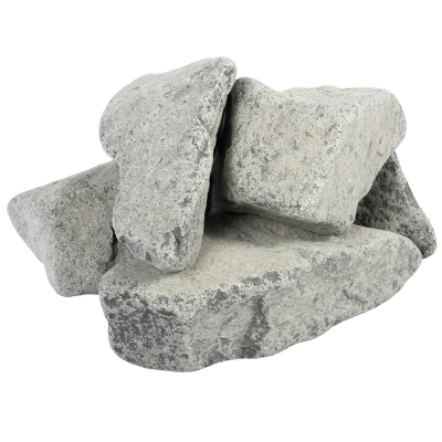 Камни для бань и саун Габбро-диабаз обвалованный 20 кг