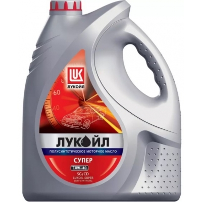 Масло моторное полусинтетическое Лукойл Супер 10W40 SG/CD 4л