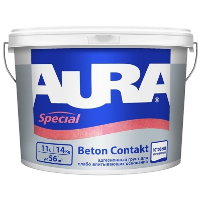 Грунт адгезионный Aura BetonContact (14 кг)