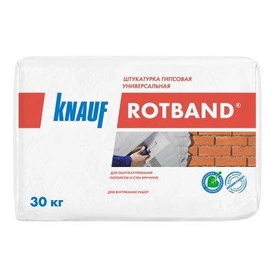 Штукатурка Knauf Rotband (гипсовая, универсальная) 30 кг