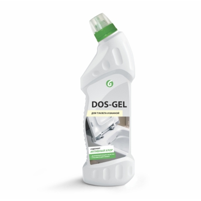 Средство для чистки и дезинфекции сантехники DOS GEL 0,75л ( щелочное)  GRASS