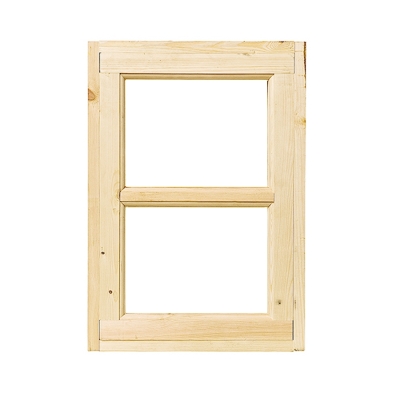 Блок оконный деревянный одинарный 470х670 мм (без стекла)