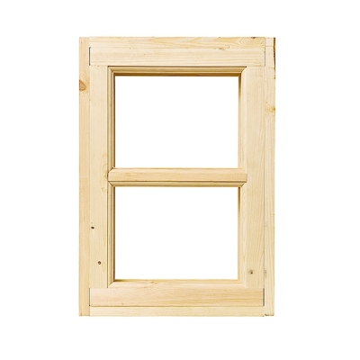 Блок оконный деревянный двойной 470х670 мм (без стекла)