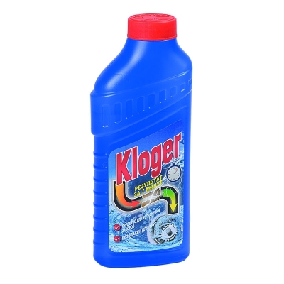 Чистящее средство-гель для чистки труб от засоров Kloger 500 мл.