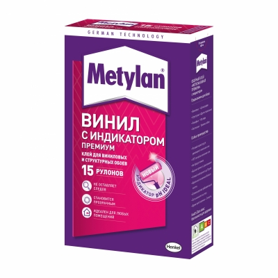 Клей обойный Metylan Винил Премиум с индикатором (500 г)