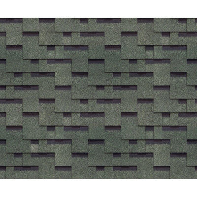 Черепица гибкая Döcke Pie Standard Тетрис зеленая 3 м²
