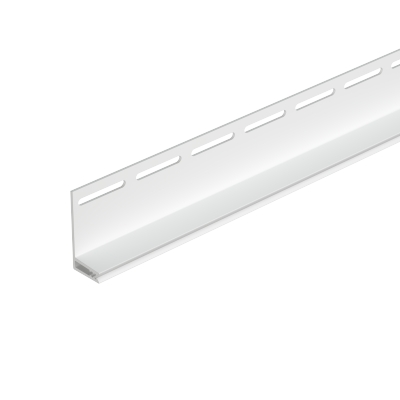 Планка базовая для фасадных панелей Döcke 2000 мм (белая)