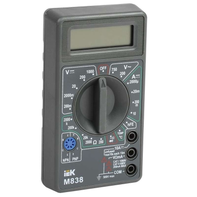 Мультиметр цифровой IEK Universal M838