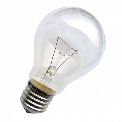 Лампа накаливания Б 75 Вт E27 прозрачная Лисма