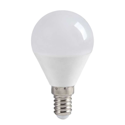 Лампа светодиодная ECO G45 5 Вт E14 шар 3000 K теплый белый свет IEK